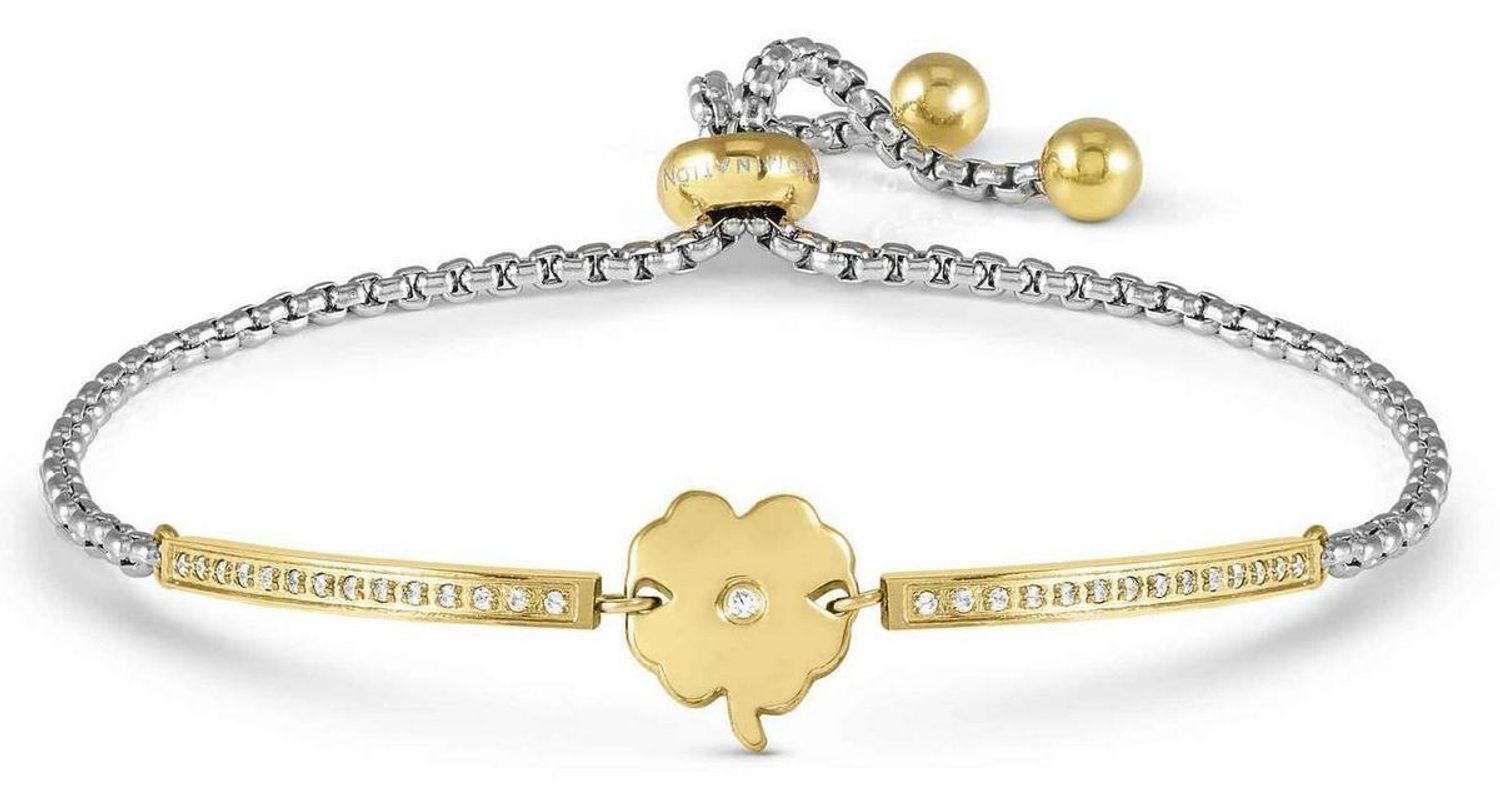 Bransoletka damska Nomination Italy Milleluci koniczynka złota 028018 006.jpg